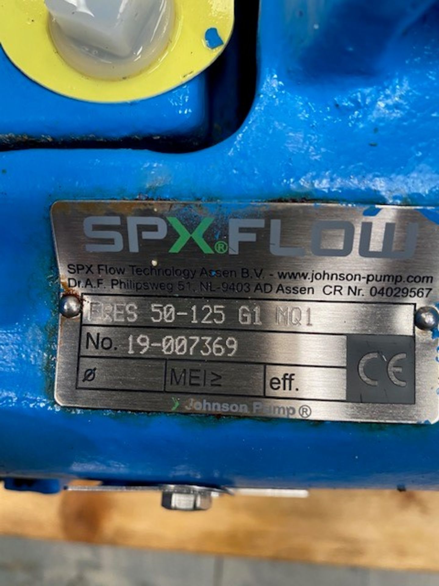 SPXFLOW Type FRES 50-125 GI MQI Pump, 2.2kW, loadi - Image 3 of 4