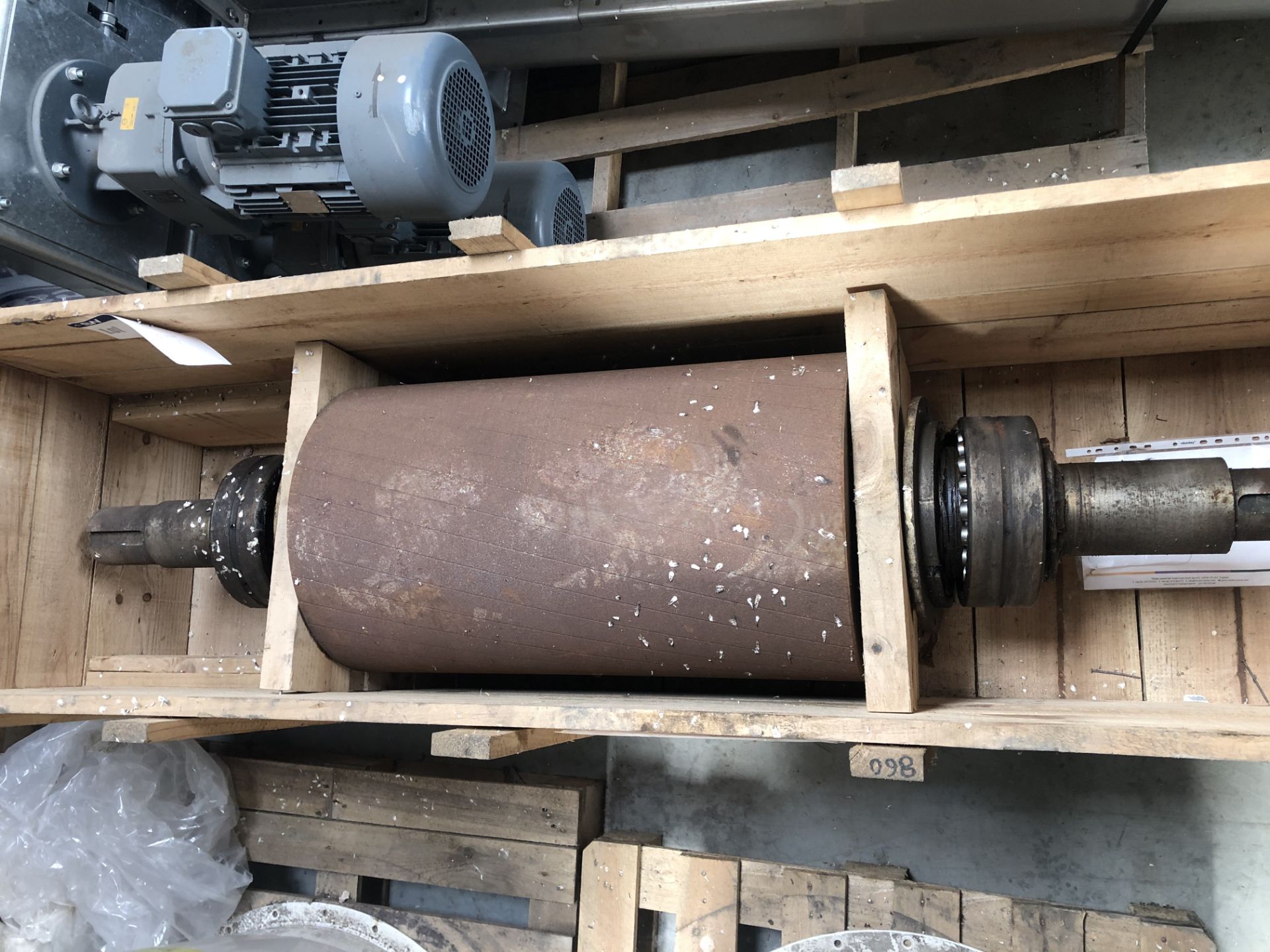 Turner 30in Groved Roll , serial no. N/A, plant no