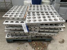 Approx. 60 x Aluminium Pie Trays, approx. 660mm lo