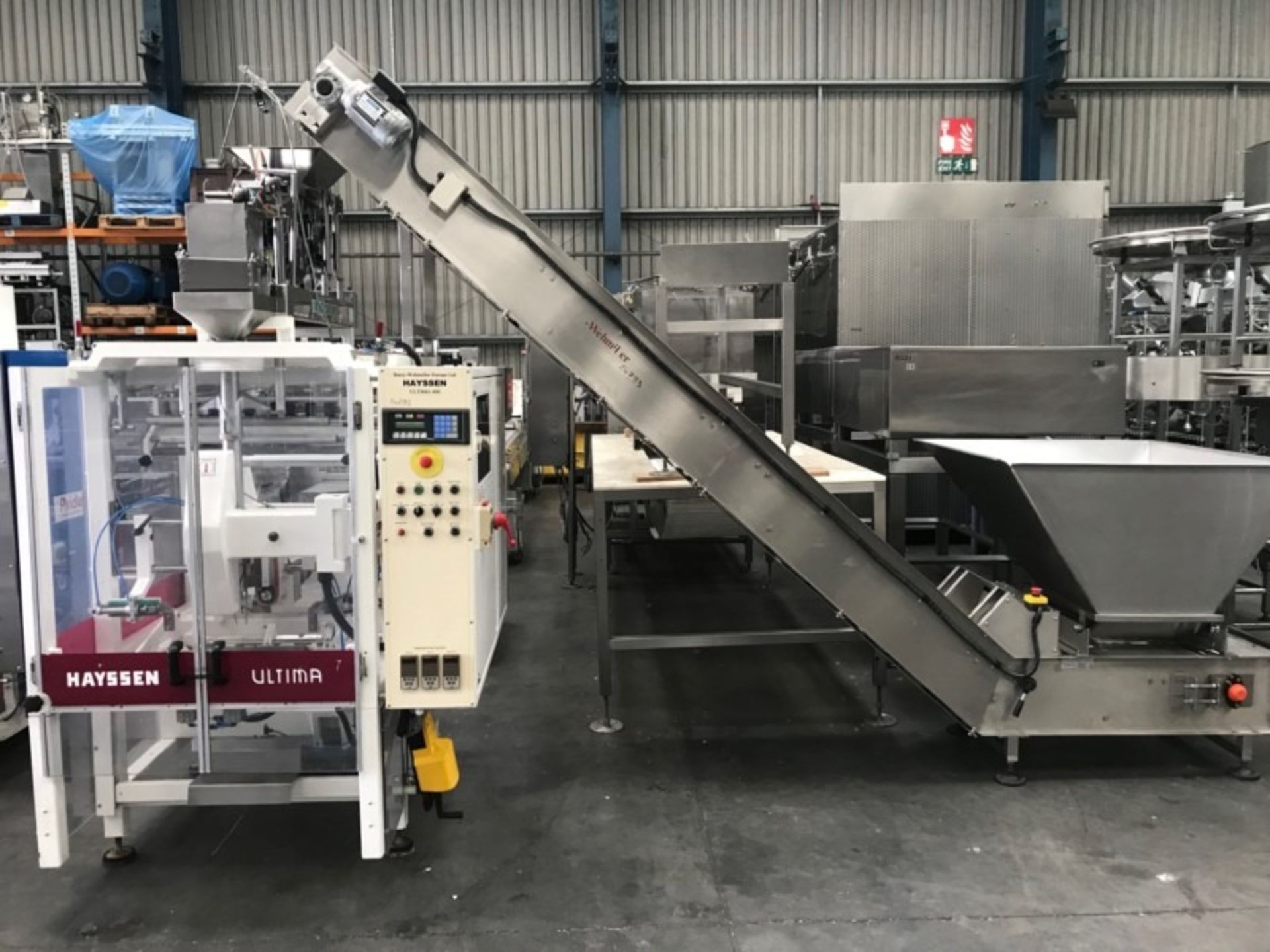 Haysson Bagger with Easyweigh weigher & elevator ,