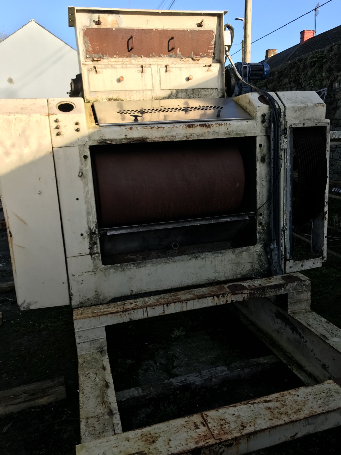 Buhler Roller Flaking Mill, serial no. 76399, with