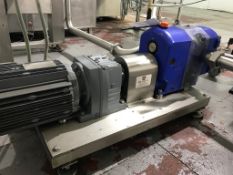 Ibex (Alfa Laval) Lobe Rotor Pump, serial no. N/A,