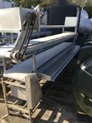 Twin PU Sorting Belt Conveyor , serial no. N/A, pl