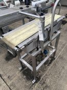 Three Conveyors, one pin belt, 240mm wide x 1.05m