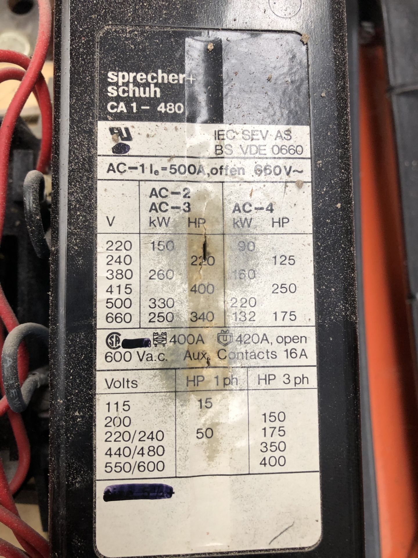 ABB Novar 300 Power Factor Controller & Panel, wit - Image 3 of 4