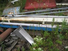 Plastic Slatted Bag Conveyor, approx. 3.2m long, w