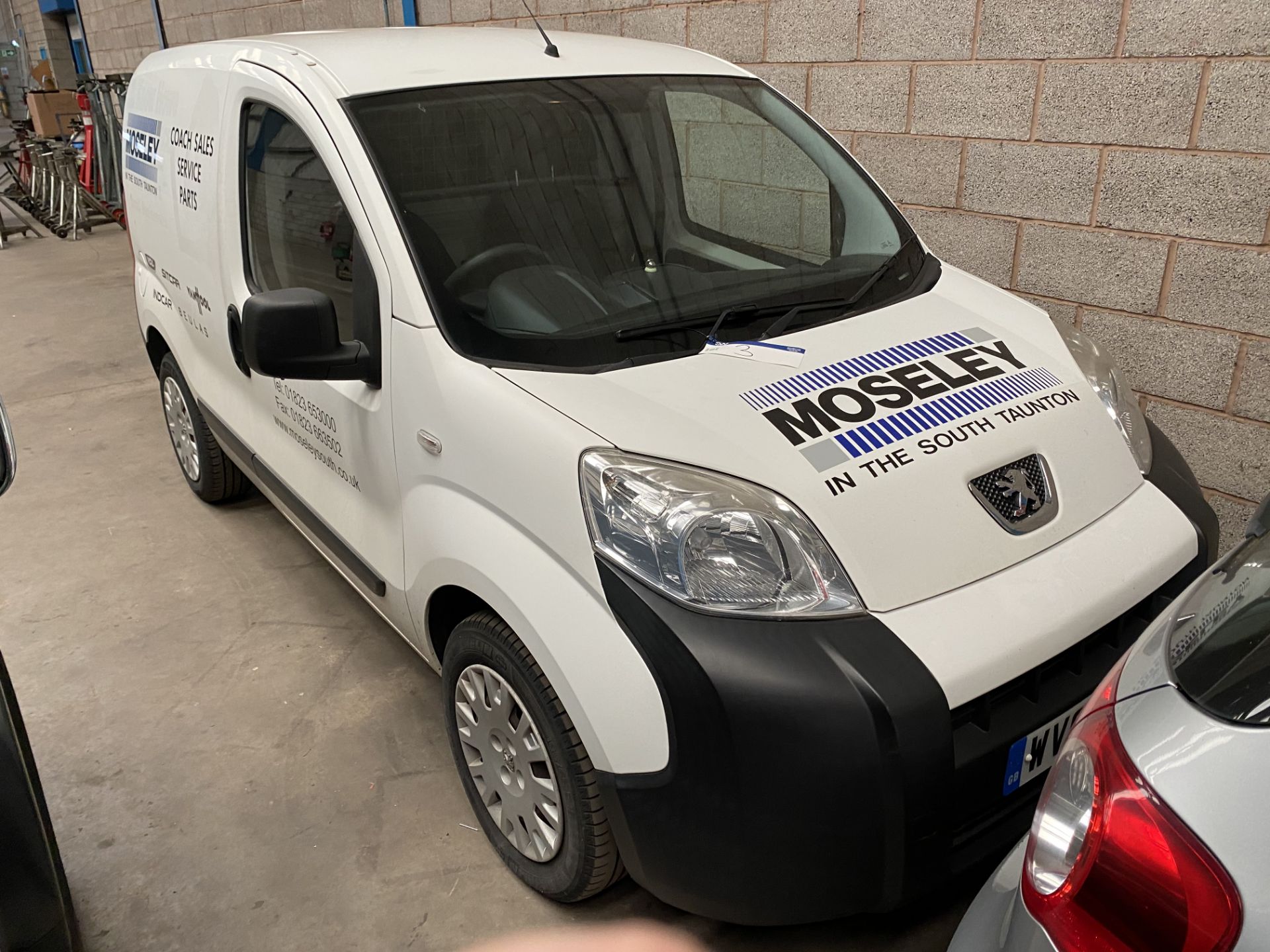 Peugeot BIPPER PROFESSIONAL HDI DIESEL PANEL VAN, registration no. WV62 YXW, date first registered