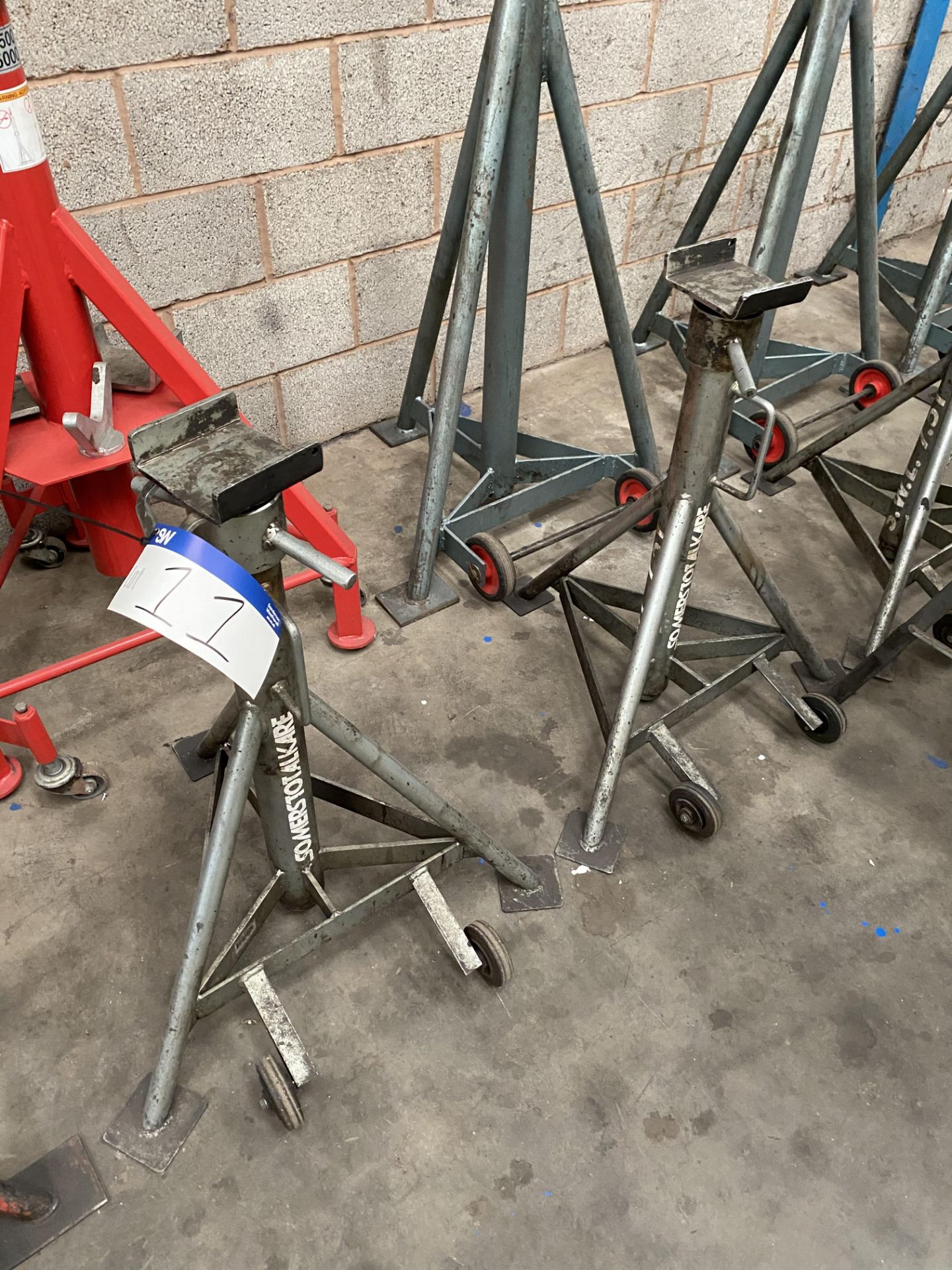 Swl Stand Two Somers Totalkare 7.5t swl Axle Stands