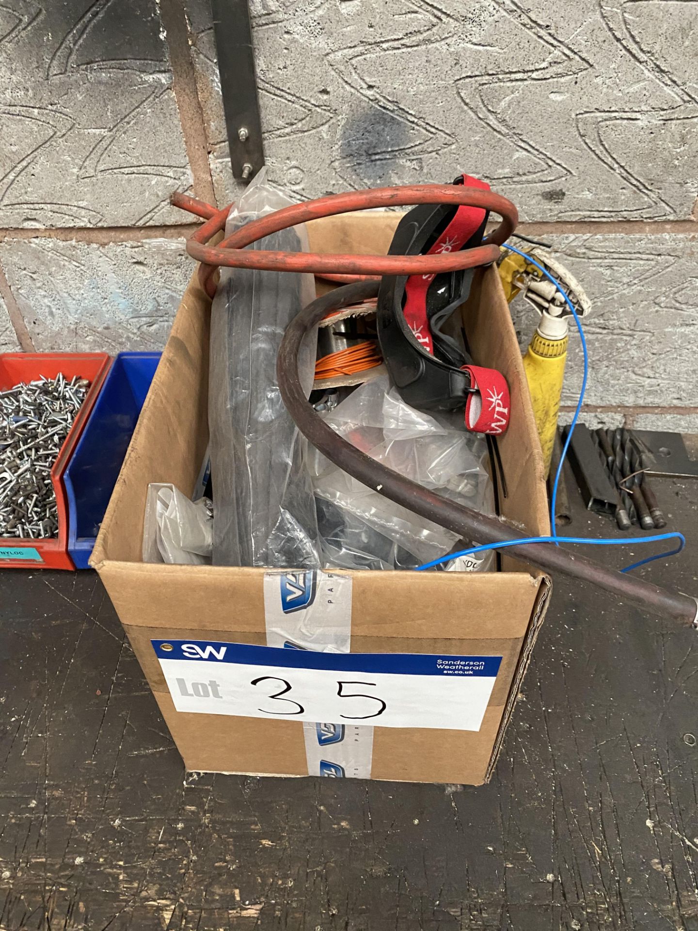Assorted Welding Consumables, as set out in box