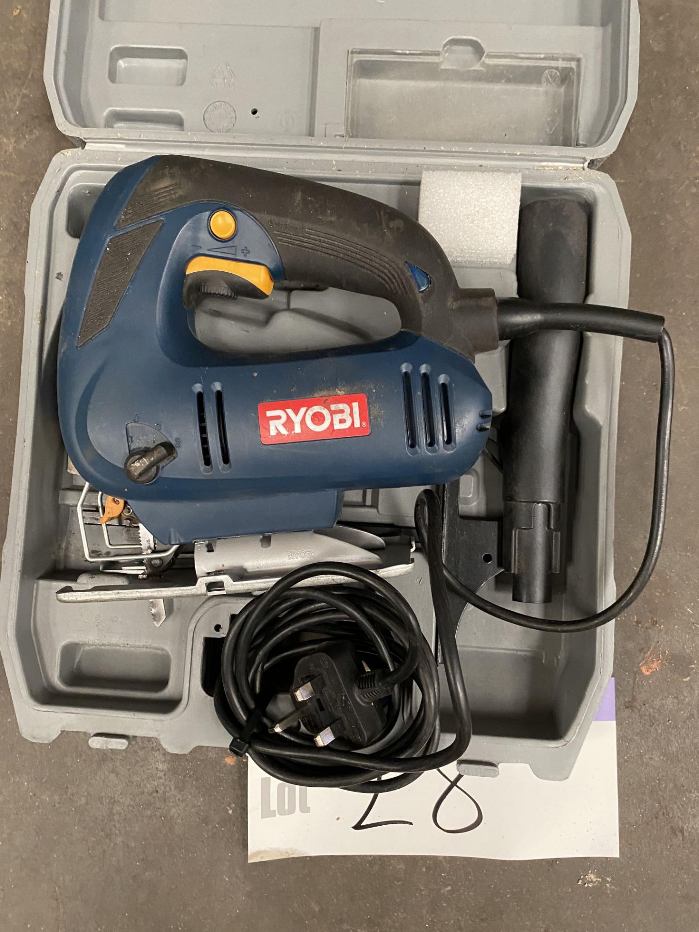 Ryobi EJS-500QEO Jigsaw, 240V, with carry case