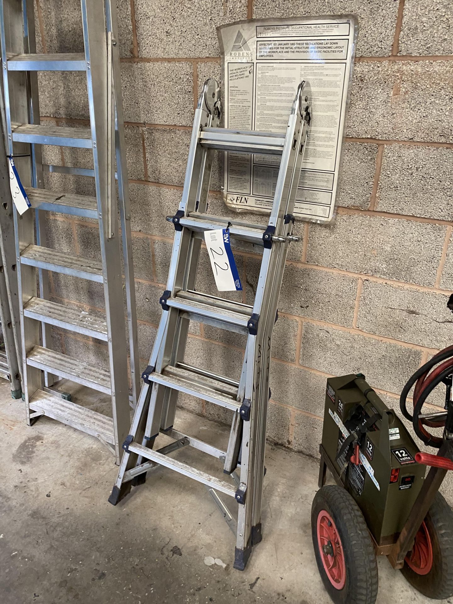 Foldable Alloy Stepladder