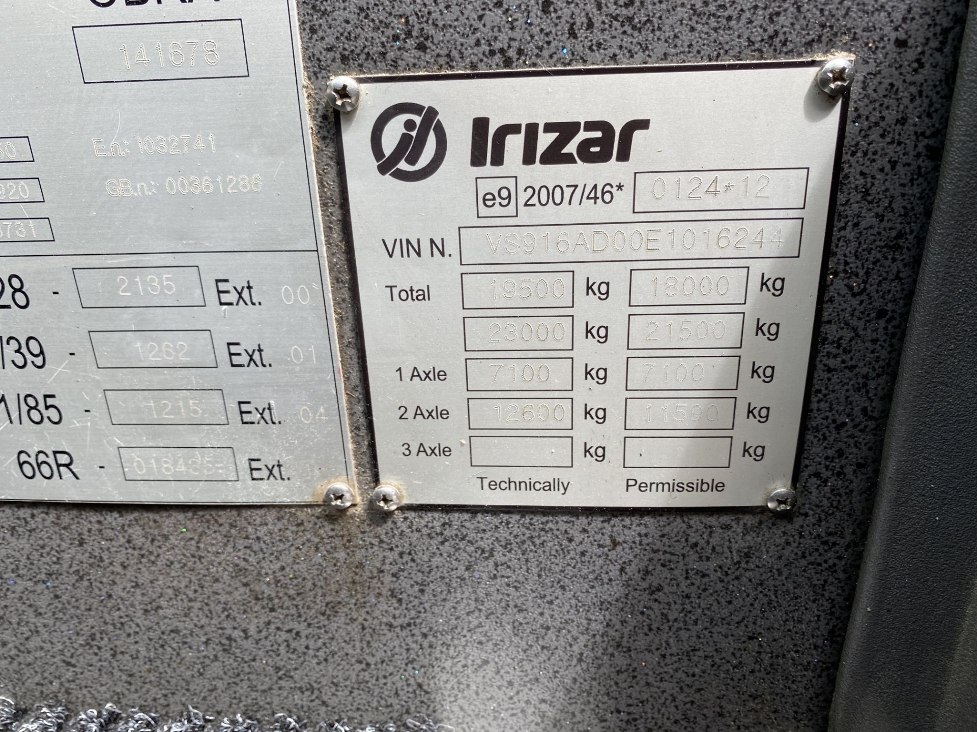 Irizar i6 59 SEAT 4x2 DIESEL EXECUTIVE COACH, registration no. YP14 HCD, date first registered 10/ - Image 21 of 21