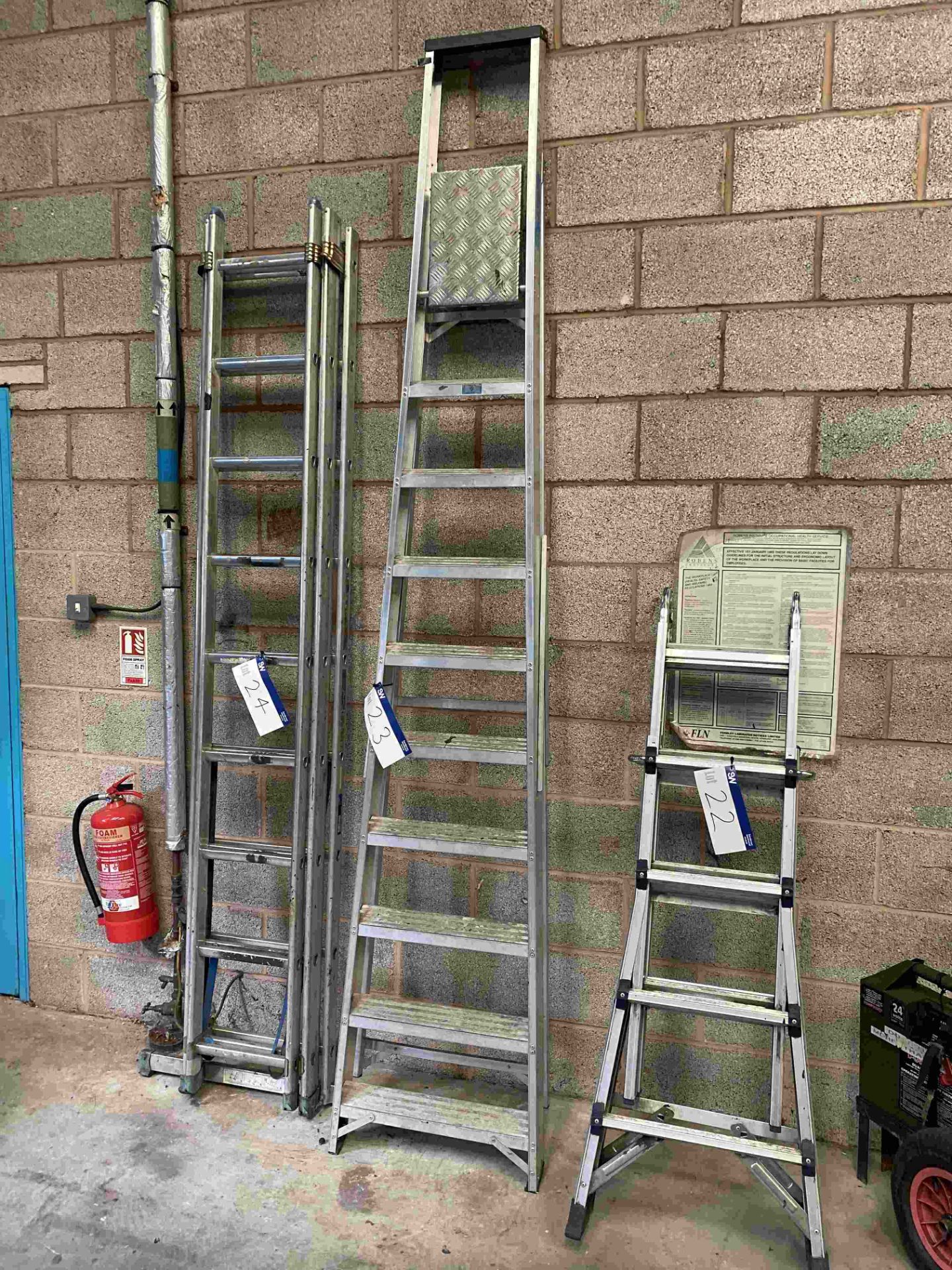 Ten Rise Alloy Stepladder