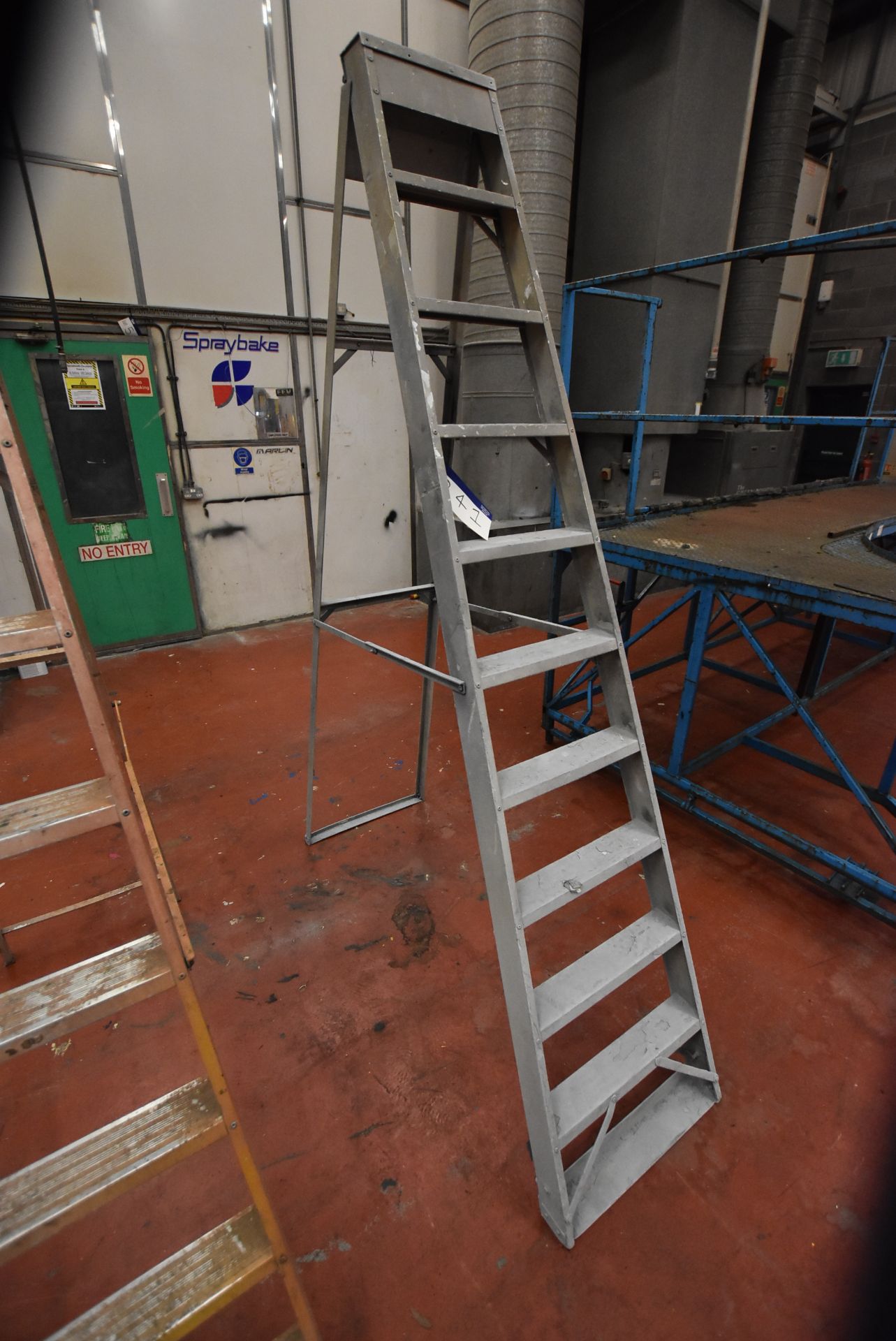 Ten Rise Folding Alloy Stepladder (Please note - t