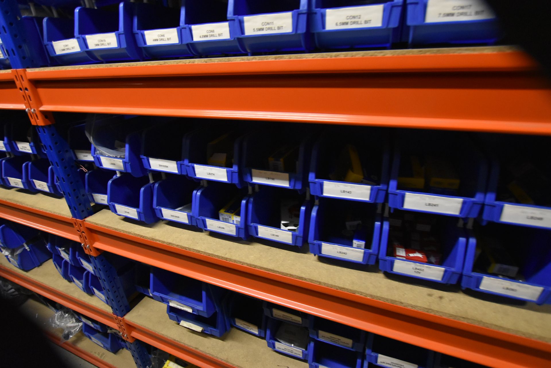 Contents of Two Shelves on One Bay of Steel Rack, - Image 9 of 9