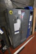 Double Door Steel Cabinet (Please note - this lot