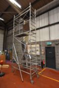 Alloy Scaffold Tower, with equipment as set out (P