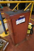 Single Door Steel Cabinet (Please note - this lot