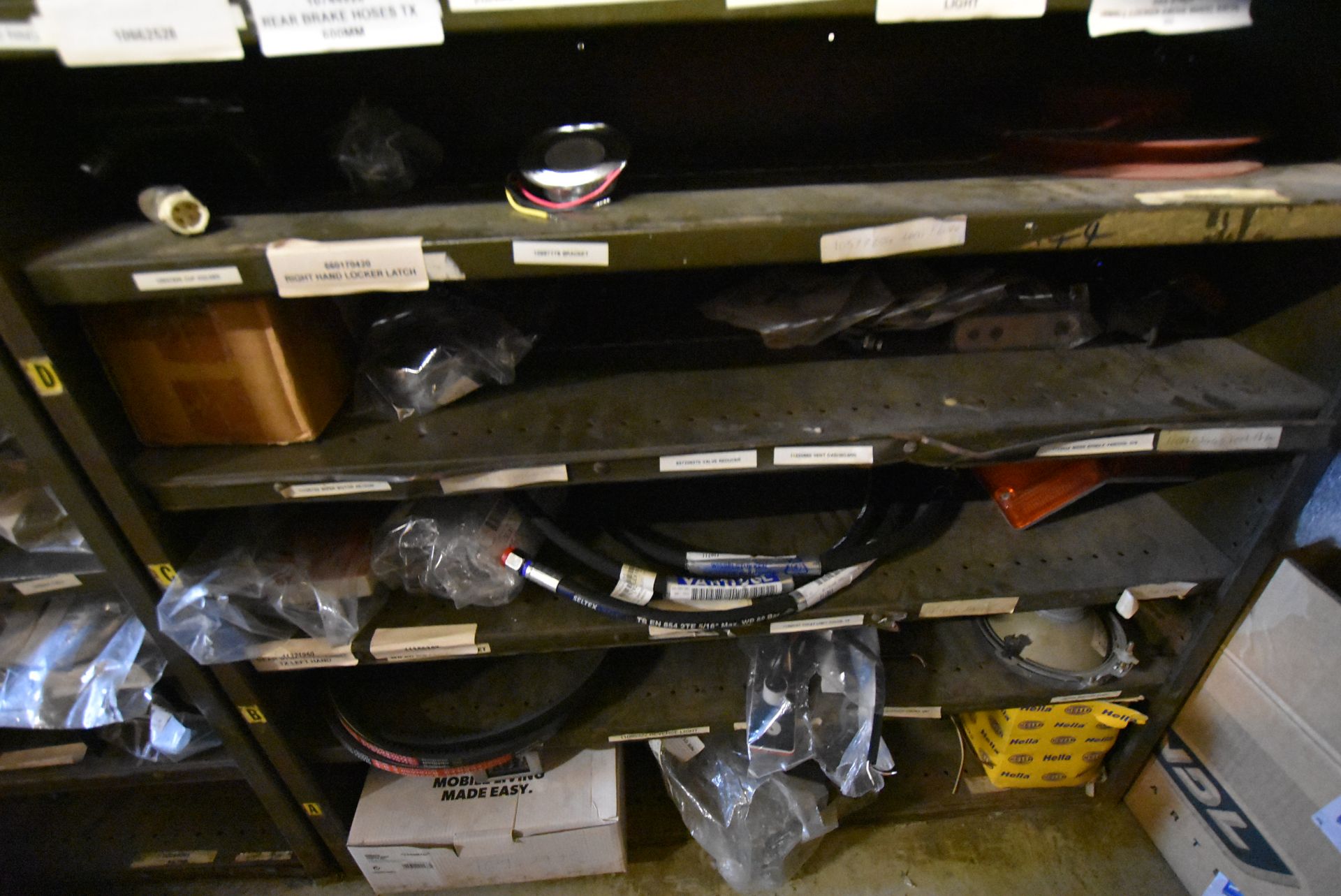 Double Bay Steel Rack, with drawers and contents i - Image 21 of 22