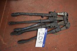 Three Bolt Croppers (Please note - this lot is sub