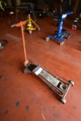 Trolley Jack, 5 ton cap. (Please note - this lot i