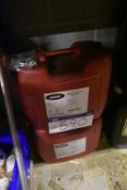 Two Drums of Pennasol Hydraulic Oil (Please note -