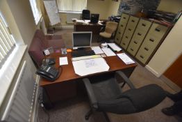 Two Desks, with office table/ return and two multi