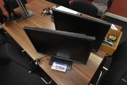 Two Flat Screen Monitors, (offered by kind permiss
