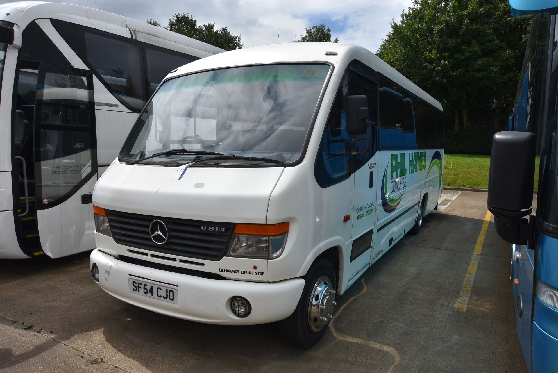 MERCEDES 814D PLAXTON CHEETAH 33 SEAT MIDI COACH, - Image 2 of 21