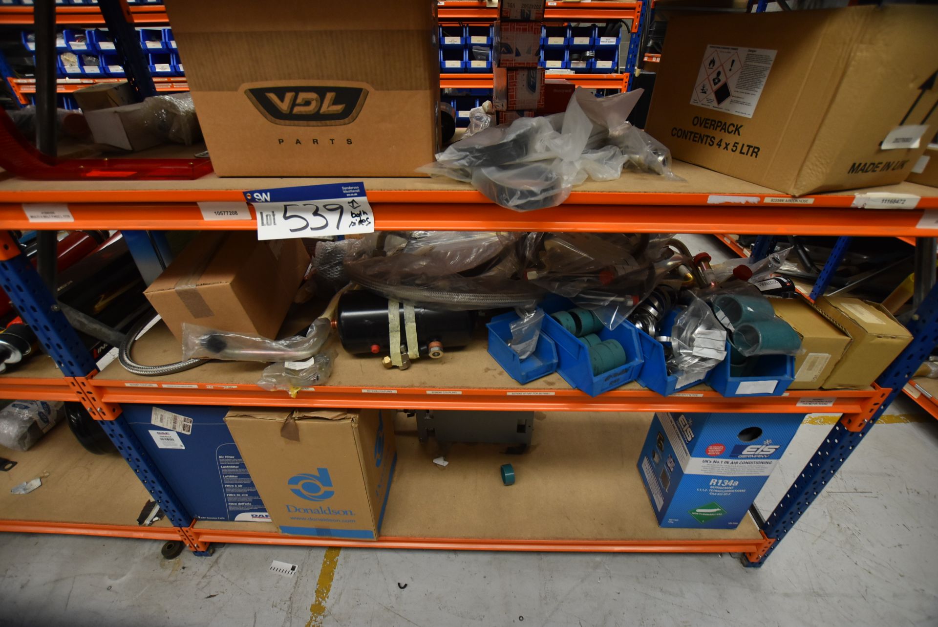 Loose Contents of One Bay of Steel Rack, comprisin - Image 4 of 9