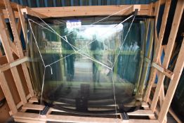 Four VDL Windscreens, in timber crate (Please note