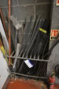 Assorted Steel Stock, Copper Tube & Glazing Wire,