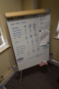 Flip Chart White Board, with integrated legs (Plea