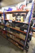 Contents of One Side of One Bay of Steel Rack (Ple