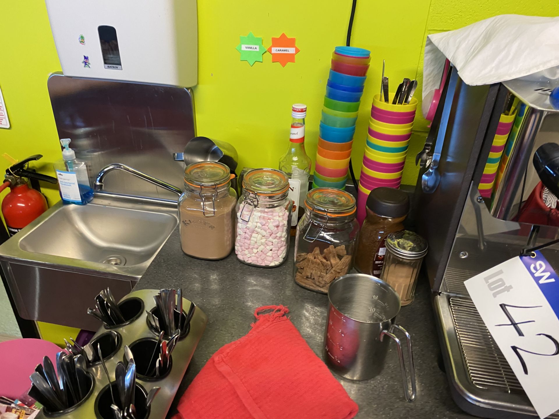 Assorted Glassware & Crockery, as set out in bar area - Image 2 of 3