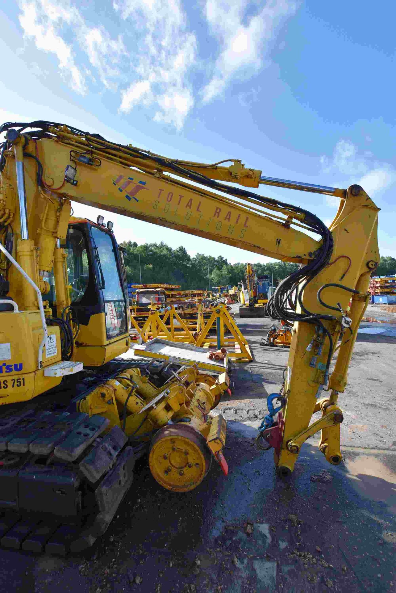 Komatsu PC128US GALEO TRACK RAIL EXCAVATOR, (type 9A), serial no. 8497 - 99709 911121-0, 2003, 8,930 - Image 8 of 20