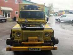 Landrover DEFENDER 130 4x4 DIESEL ENGINE ROAD RAIL PERSONNEL WELFARE VEHICLE, registration no.