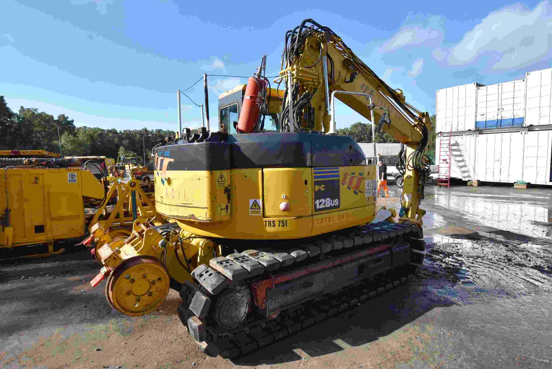 Komatsu PC128US GALEO TRACK RAIL EXCAVATOR, (type 9A), serial no. 8497 - 99709 911121-0, 2003, 8,930 - Image 3 of 20