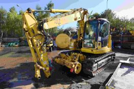 Komatsu PC128US GALEO TRACK RAIL EXCAVATOR, (type 9A), serial no. 8497 - 99709 911121-0, 2003, 8,930