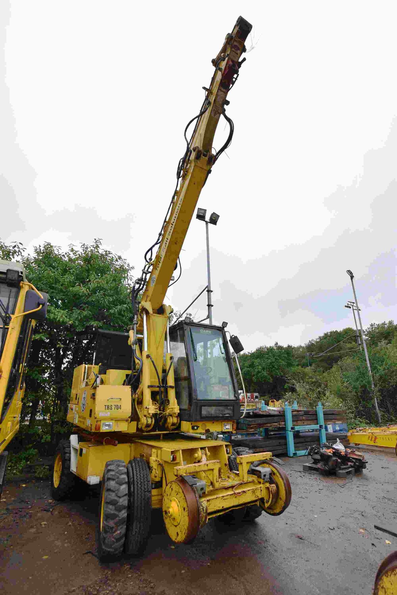 Rexquote Case MEGA 988 SP2S ROAD RAIL EXCAVATOR, (type 9B), serial no. CGG0232240, 2002, 9,858