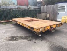 Rexquote TWIN AXLE T4 RAIL TRAILER (5M), 2003 year NWR - 99709_010204-4 with air service, park brake