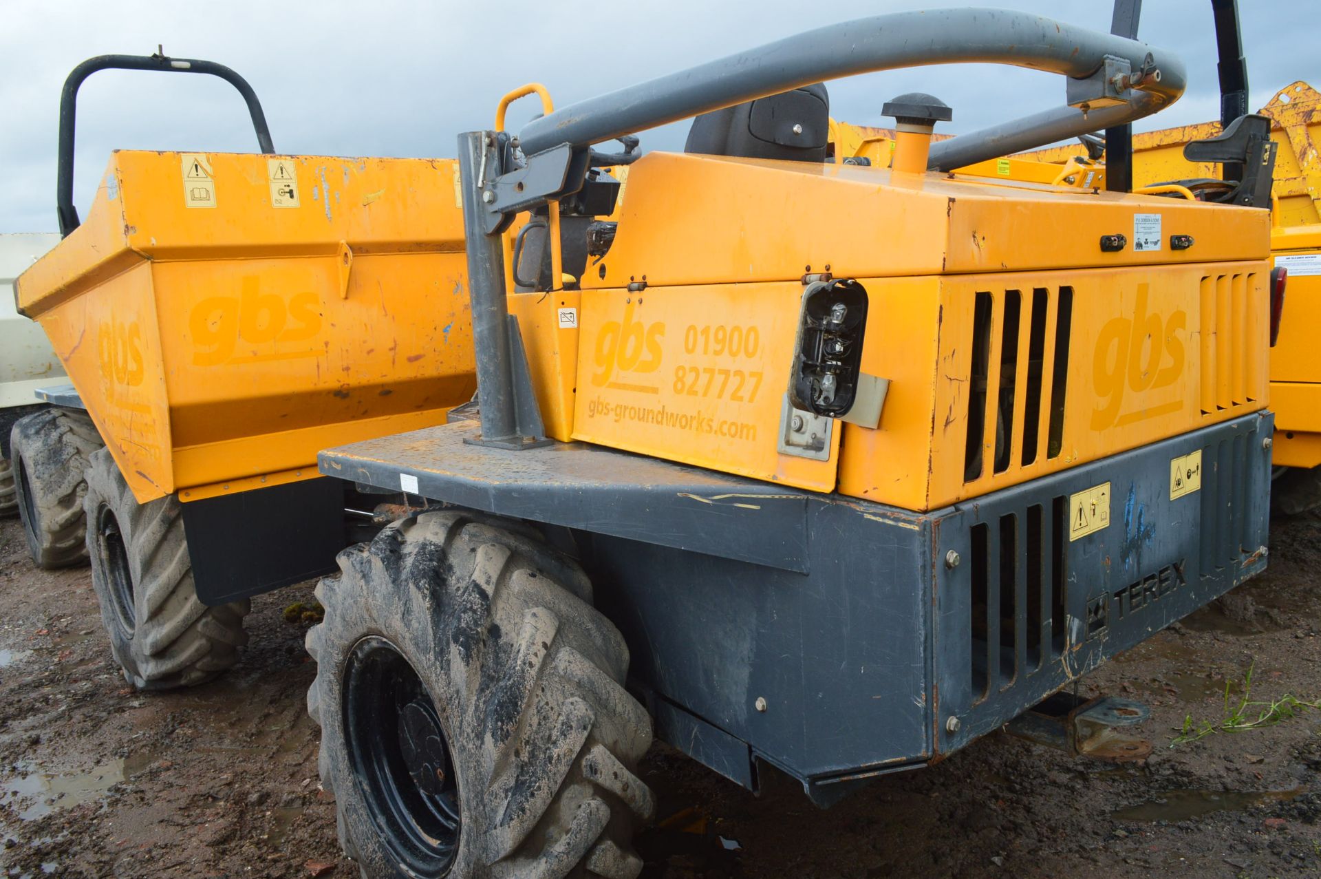 Terex TA6 6T DUMPER, VIN SLBD1DDOEDLPH4906, year of manufacture 2013, model year 2014, 70kW engine - Image 3 of 5