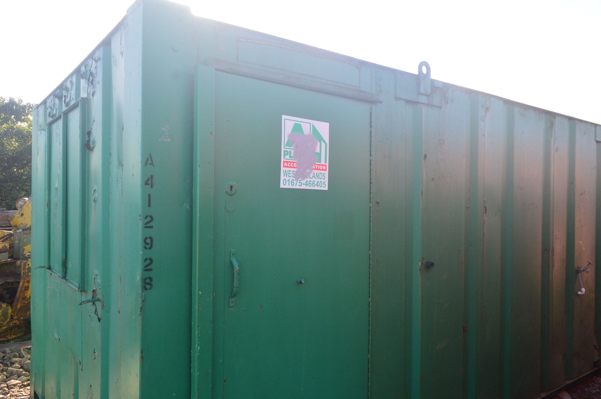 Welfare/ Toilet Cabin, approx. 2.5m x 2.7m x 2.25m high (lot located at Moorfield Drive, Altham, - Image 2 of 10