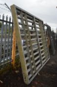 Galvanised Steel Cattle Grid, approx. 3.05m x 2.45m (lot located at Moorfield Drive, Altham,