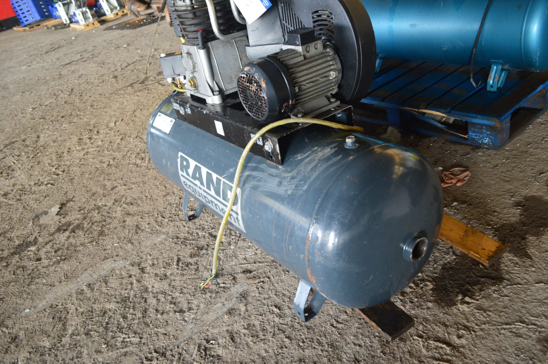 Rand Air Compressor, 5.5hp, 270l (lot located at Moorfield Drive, Altham, Accrington, Lancashire,