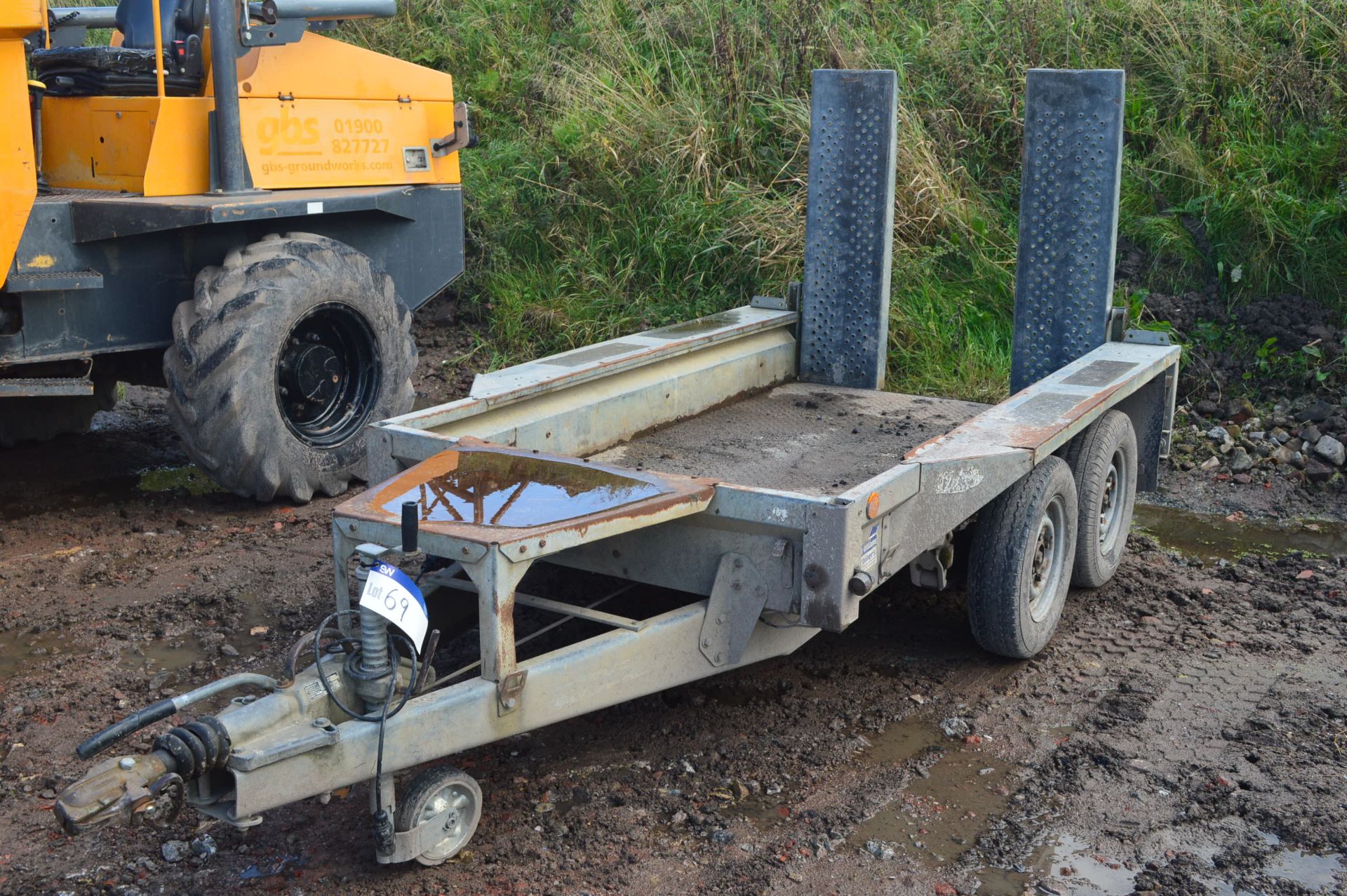 Ifor Williams GX84 Tandem Axle Trailer, serial no. SCK600000504450754, 2700kg cap. (lot located at