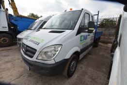 Mercedes SPRINTER 311 CDI CREW CAB DROPSIDE 4x2 TIPPER, registration no. KY59 UFB, date first