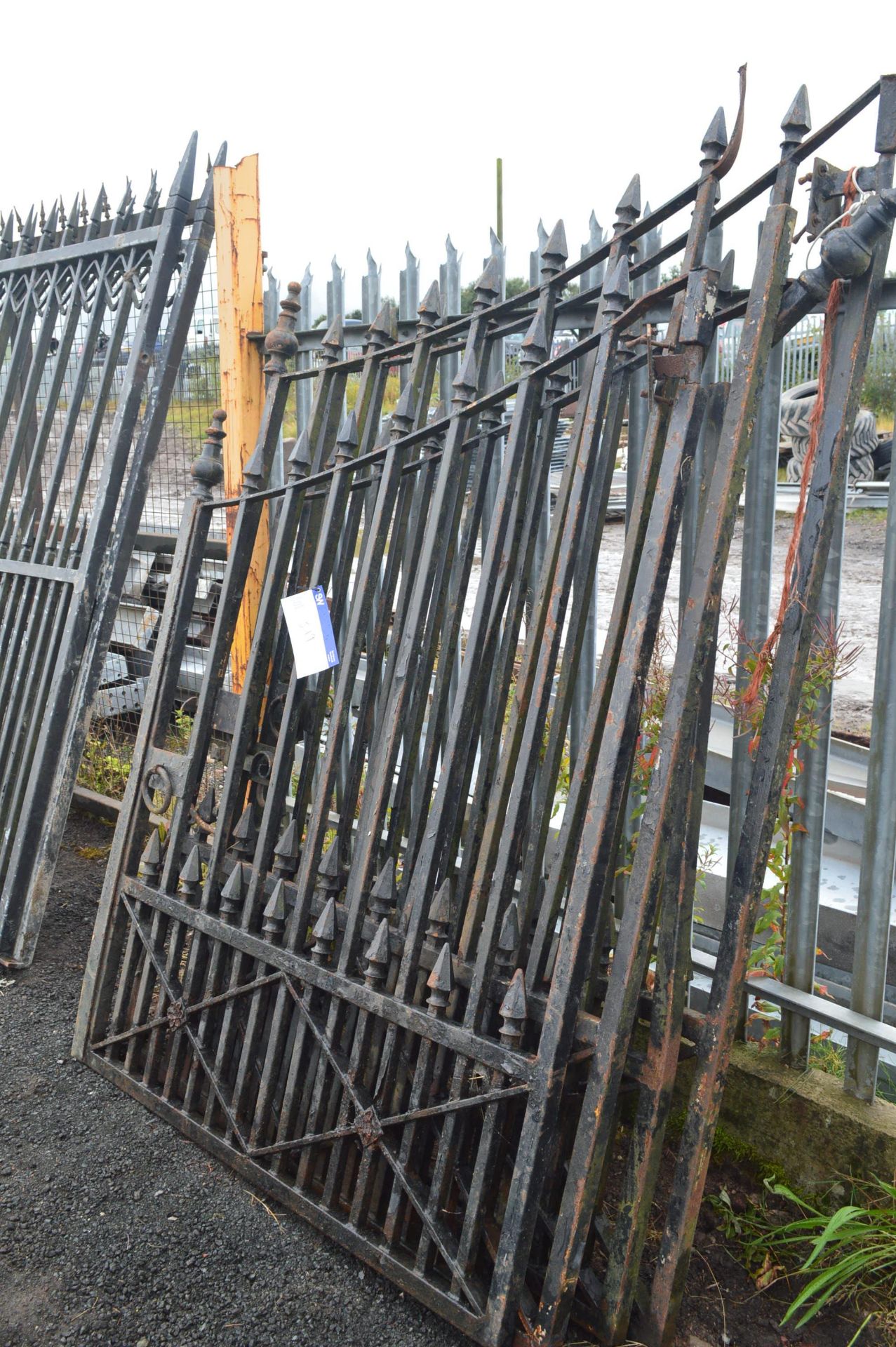 Four Section Cast Iron Gate, each section up to approx. 1.7m x 2.3m high (lot located at Moorfield - Image 2 of 2