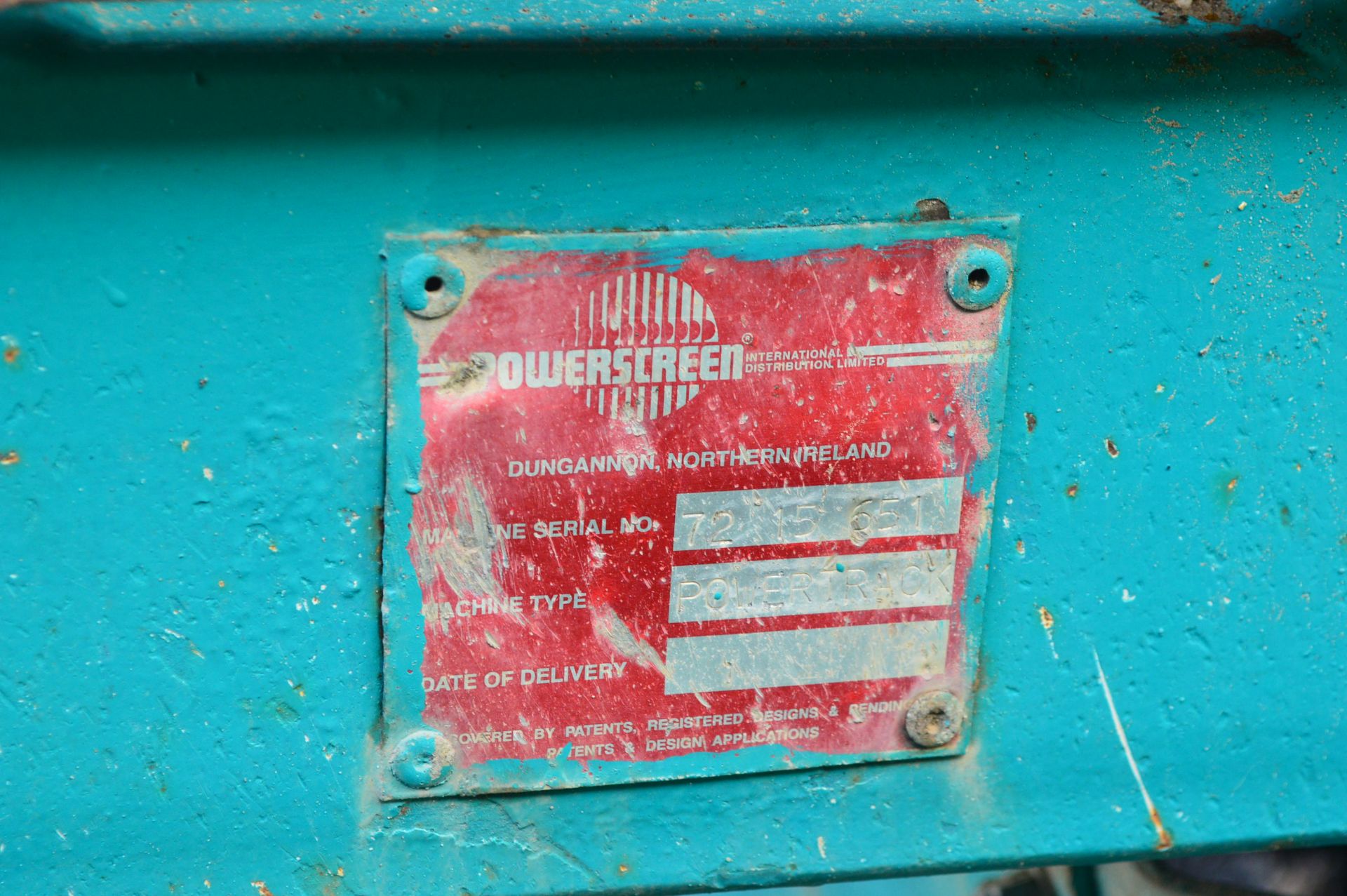 Powerscreen POWER TRACK MOUNTED AGGREGATE SCREEN, serial no. 72 15 651, indicated hours 8429 (at - Image 6 of 7