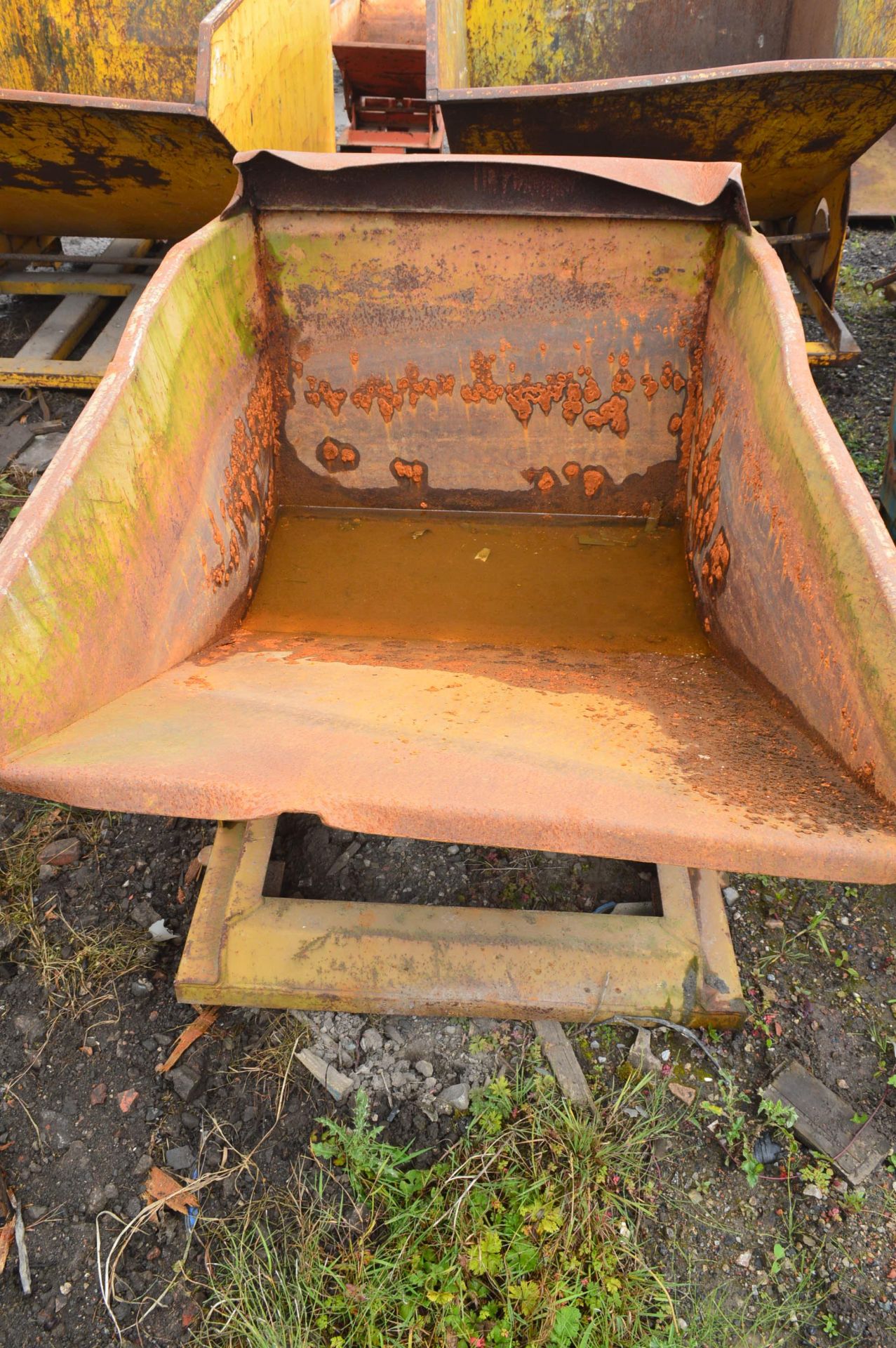 Steel Fork Truck Tip Skip, approx. 1.4m (lot located at Moorfield Drive, Altham, Accrington, - Image 2 of 3